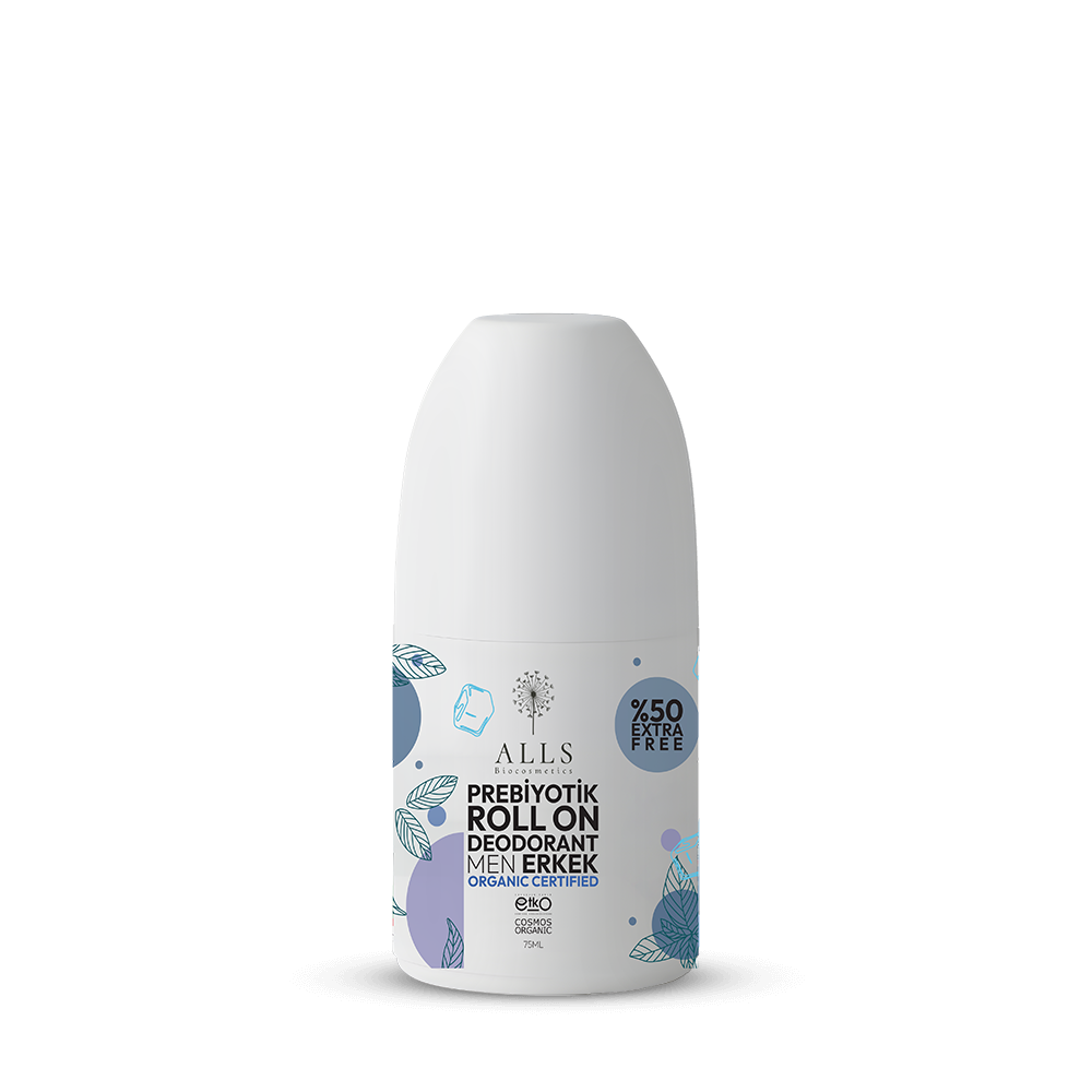 Organik Prebiyotik Roll on Deodorant - Erkekler İçin 75 ml